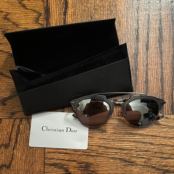 Dior So Real Reflective Sunglasses - Picture 1 of 8